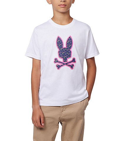 Psycho Bunny Little/Big Boys 5-20 Short Sleeve Belmont T-Shirt