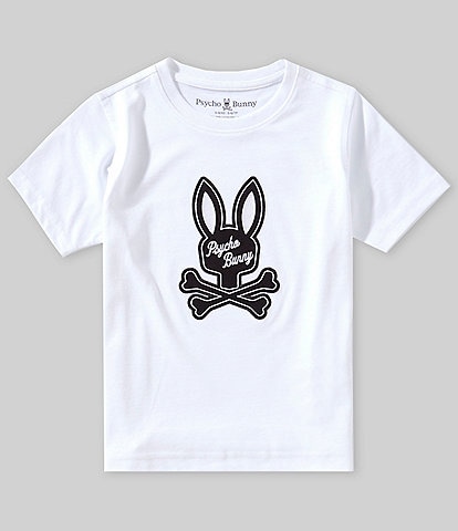 Psycho Bunny Little/Big Boys 5-20 Short Sleeve Derek Graphic T-Shirt