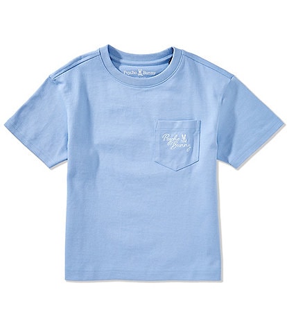 Psycho Bunny Little/Big Boys 5-20 Short Sleeve Desert Pocket T-Shirt