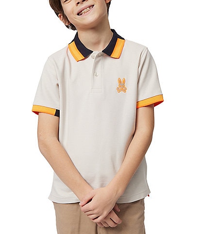 Psycho Bunny Little/Big Boys 5-20 Short Sleeve Marshall Polo Shirt