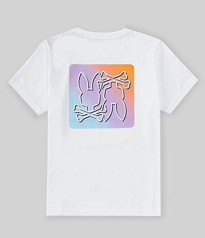 Psycho Bunny Little/Big Boys 5-20 Short Sleeve Palm Springs Graphic T-Shirt