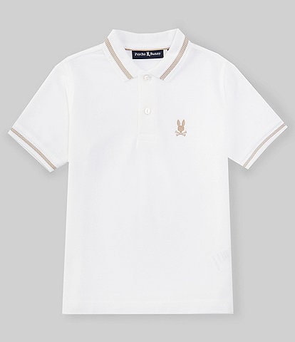 Psycho Bunny Little/Big Boys 7-20 Short Sleeve Pique Polo Shirt