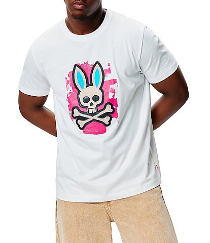Psycho Bunny Marcus Bunny Graphic Short Sleeve T-Shirt