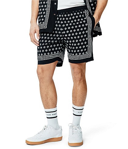 Psycho Bunny Nick Tencel 7#double; Inseam Shorts