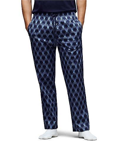 Psycho Bunny Patterned Poplin Woven Sleep Pants