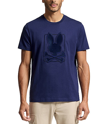 Psycho Bunny Pierce Embroidered Logo Short Sleeve T-Shirt