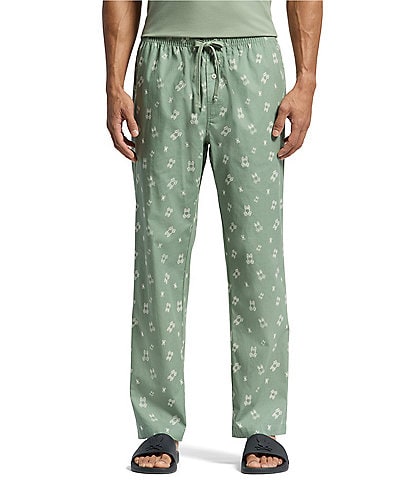 Psycho Bunny Printed Woven Poplin Pajama Pants