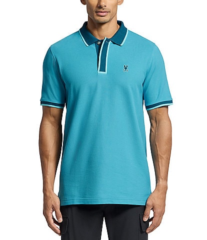 Psycho Bunny Rico Pima Pique Short Sleeve Polo Shirt