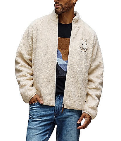 Psycho Bunny Riley Full Zip Sherpa Jacket