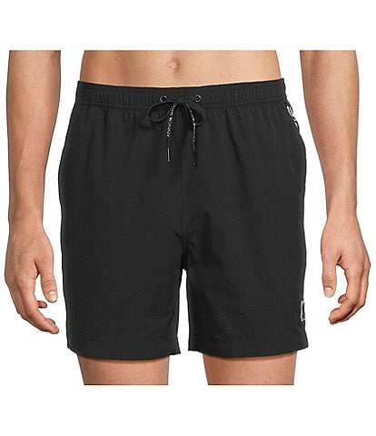Psycho Bunny Samos Hydro Chromic 5 3/4" Inseam Printed Swim Trunks