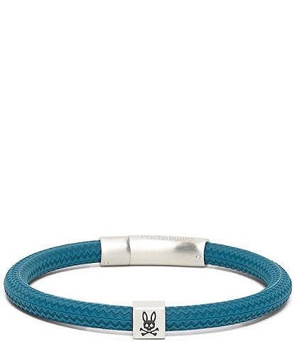 Psycho Bunny Silicone/Steel Bracelet
