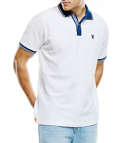 Psycho Bunny Stan Pique Short Sleeve Polo Shirt