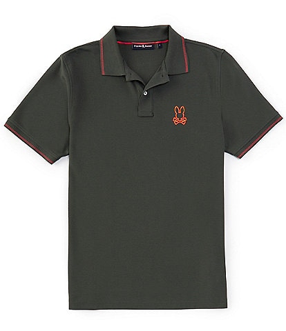 Psycho Bunny Stanwood Pique Short Sleeve Polo Shirt