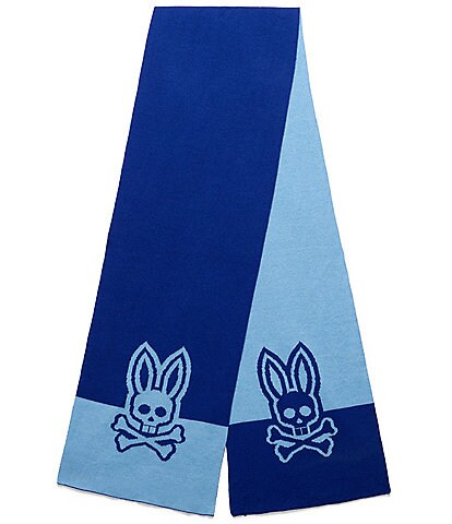 Psycho Bunny Two Toned Logo Scarf