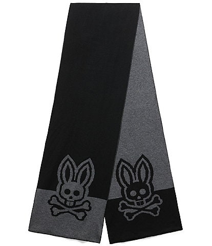 Psycho Bunny Two Toned Logo Scarf