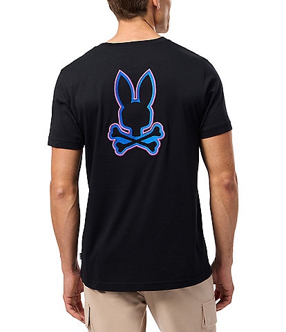 Psycho Bunny Walter Back Graphic Short Sleeve T-Shirt