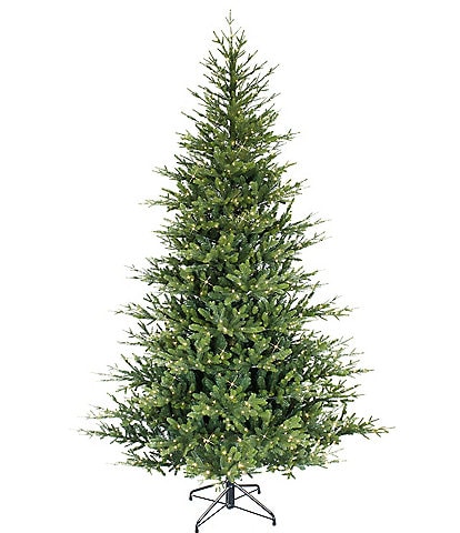 Puleo International Inc. 6.5 ft Pre-Lit Alberta Artificial Spruce Christmas Tree