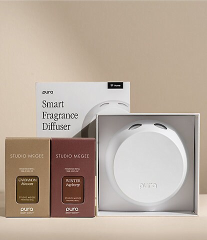 Pura 4 Smart Fragrance Diffuser x Studio McGee Winter Fragrance Set