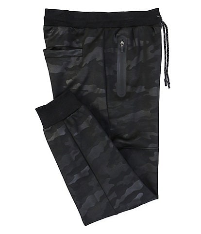 PX Clothing Camouflage-Printed Cargo Jogger Pants