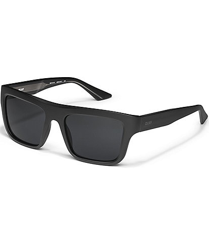 Quay Australia Men's Dealers Choice 41mm Polarized Square Sunglasses