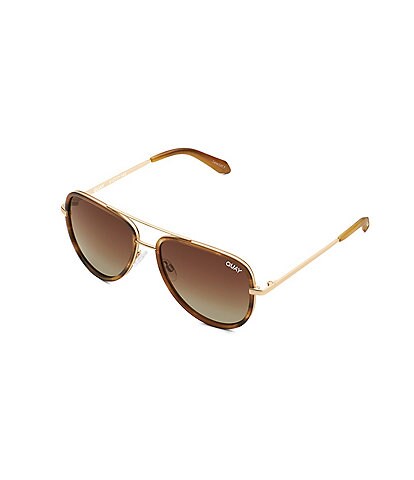 Quay Australia Unisex All In 53mm Polarized Aviator Sunglasses