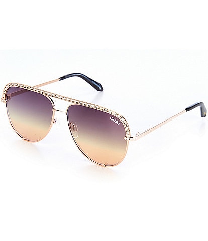 quay sunglasses with studs