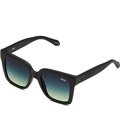 Quay Australia Unisex Icy 46mm Square Sunglasses
