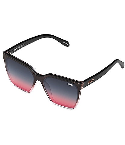 Quay Australia Unisex Level Up 51mm Polarized Square Sunglasses