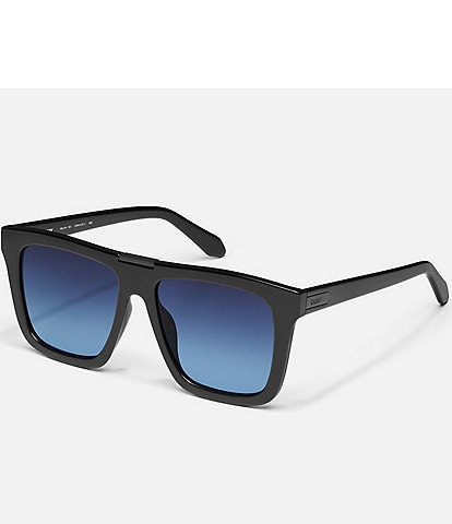 Quay Australia Unisex Name Drop 47mm Gradient Lens Square Sunglasses