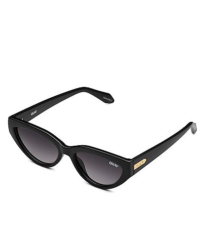 Quay Australia Unisex Narrow Down Polarized 37mm Cat Eye Sunglasses