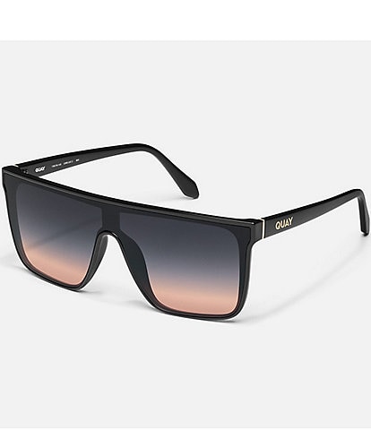 Quay Australia Unisex Nightfall Medium 49mm Shield Sunglasses