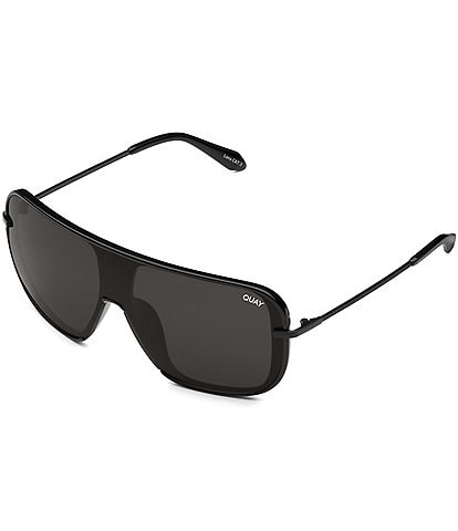 Quay Australia Unisex Take a Number Polarized 55mm Shield Sunglasses