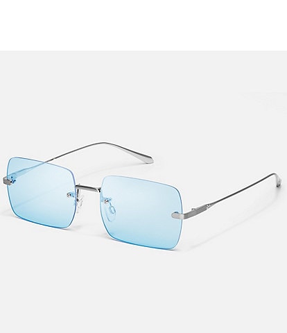 Quay Australia Unisex TTYL Rimless 43mm Square Sunglasses