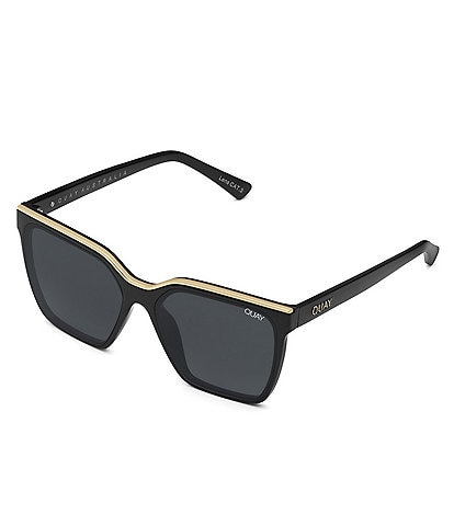 QUAY Women's Level Up 51mm Square Sunglasses