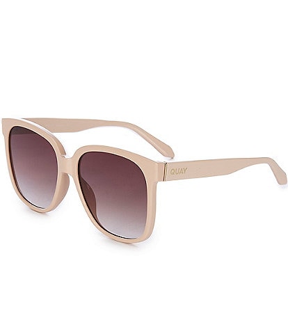 Quay Australia Women's Wide Awake 54mm Square Sunglasses