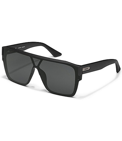 QUAY Unisex Tempo 55mm Polarized Shield Sunglasses