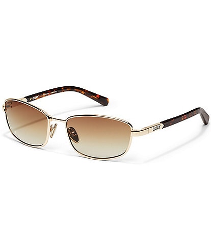 QUAY Unisex Text Me 38mm Square Sunglasses