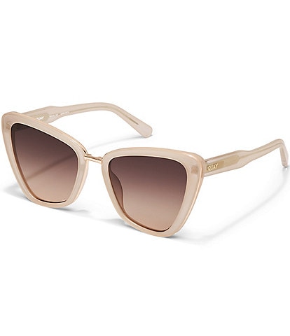 QUAY Women's All Talk 53mm Cat Eye Sunglasses