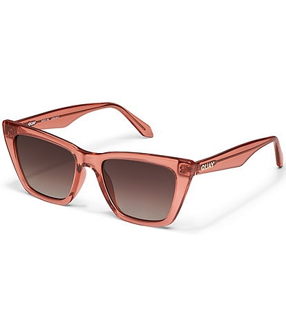 QUAY Women's Call the Shots 41mm Cat Eye Sunglasses