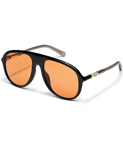 QUAY Women's Chart Topper 54mm Aviator Sunglasses