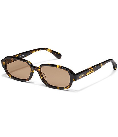 QUAY Women's Could Never 35mm Rectangle Sunglasses