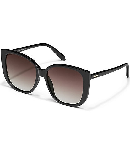 QUAY Women's Ever After Large 54mm Square Sunglasses