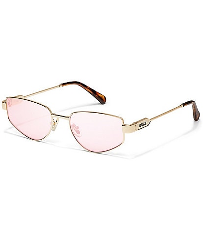 QUAY Women's Hit Single 38mm Square Sunglasses