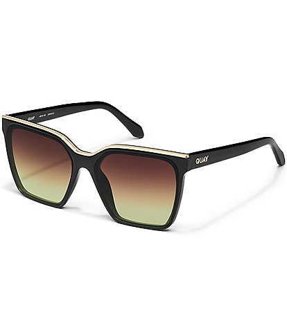 QUAY Women's Level Up 51mm Square Sunglasses