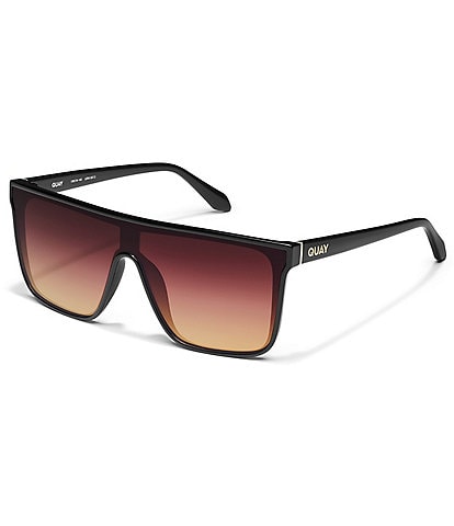 QUAY Women's Nightfall 49mm Shield Sunglasses