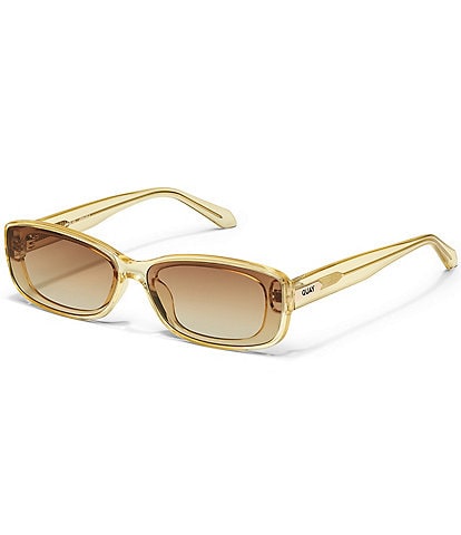 QUAY Women's Vibe Check 35mm Square Sunglasses