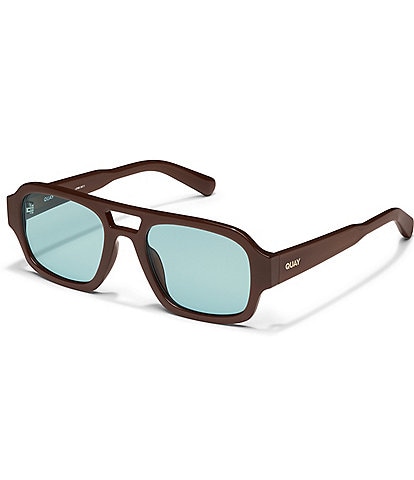 QUAY Women's Why Not 54mm Aviator Sunglasses