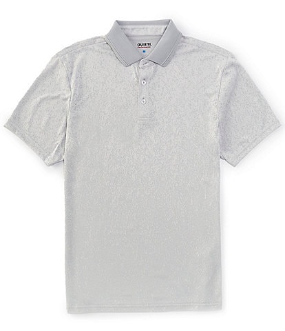 Quieti Jacquard Short Sleeve Polo Shirt