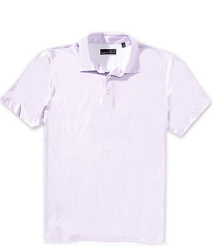 Quieti Mini Print Short Sleeve Polo Shirt