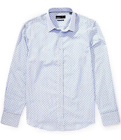 Quieti Stripes & Dot Print Long Sleeve Woven Shirt